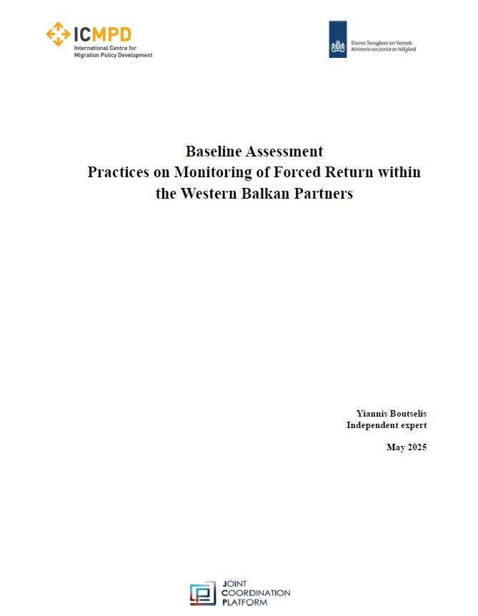 Baseline Assessment Practices on Monitoring of Forced Return within the Western Balkan Partners