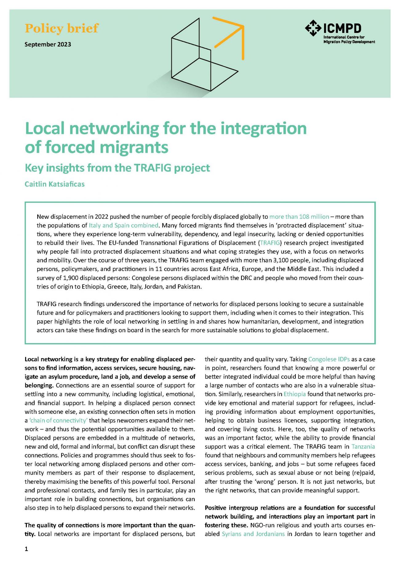 Local networking for the integration of forced migrants Policy Brief_Page_1.jpg