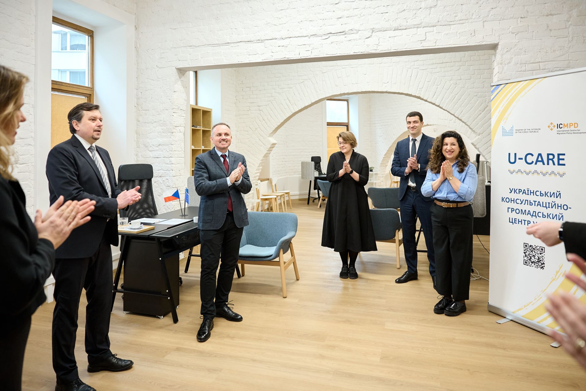 ICMPD opens Ukrainian Consultation and Community Centre in Prague; the ...