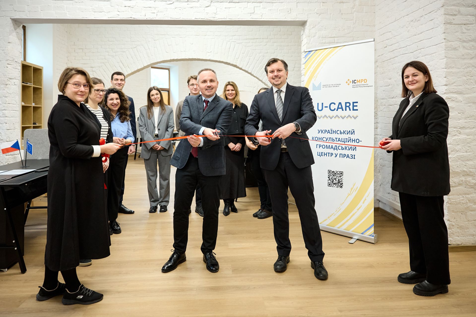ICMPD opens Ukrainian Consultation and Community Centre in Prague; the ...